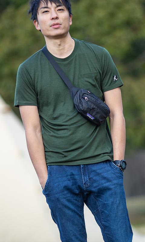 【 TOWN STYLE 】着用：ダークグリーン（Lサイズ）