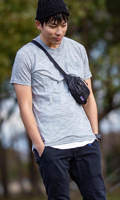 【 TOWN STYLE 】着用：グレー（Lサイズ）