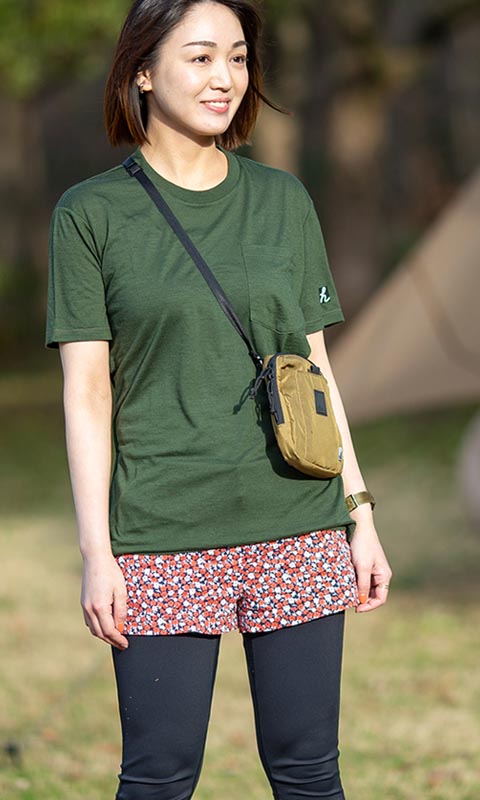 【 LADY'S STYLE 】着用：ダークグリーン（Mサイズ）