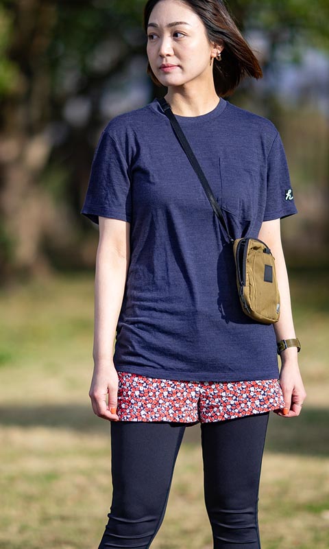 【 LADY'S STYLE 】着用：ネイビー（Mサイズ）