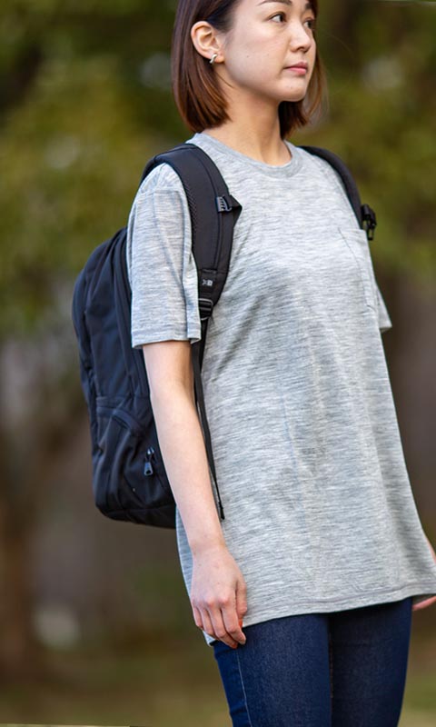 【 LADY'S STYLE 】着用：グレー（XLサイズ）