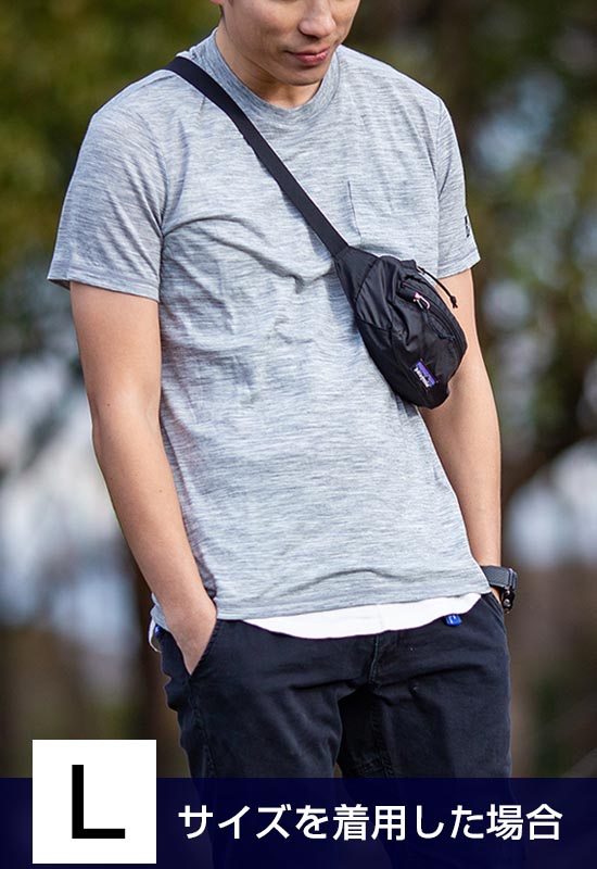 スタッフ着用イメージ・使用感（184cm / 72kg / 普段L-XL / 標準体型）