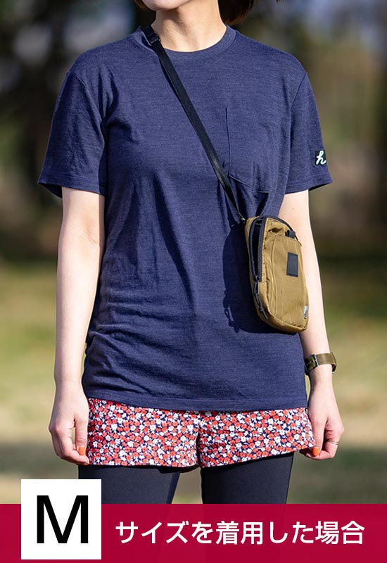 スタッフ着用イメージ・使用感（167cm / 普段M / やせ型）