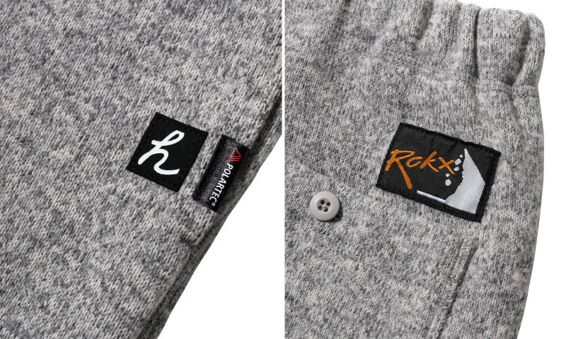 ROKX×Hilander クラシックフリースパンツ