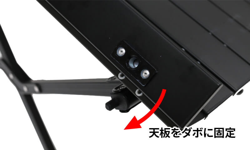 アルミロールトップテーブル 120