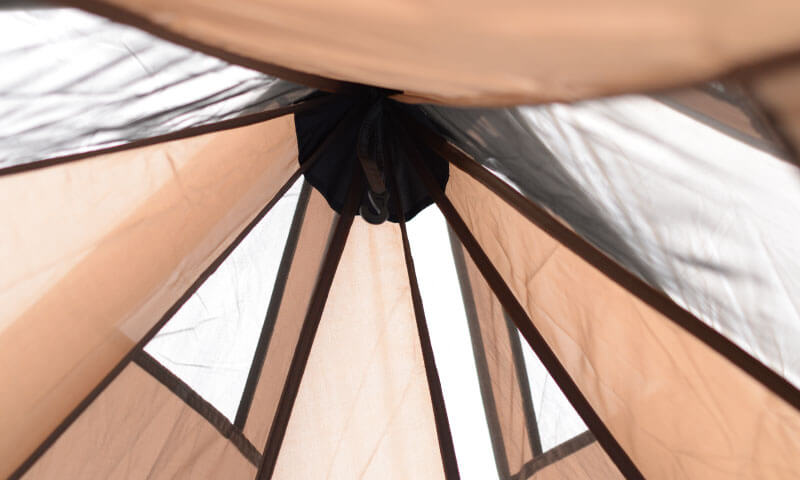 おすすめ特集 テント ハイランダー A型フレーム ネヴィス 400 二股ポール テント ティピー型 1年保証 テント