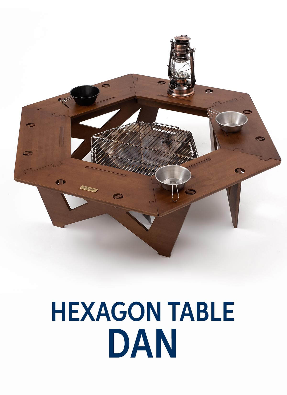 みんなの団欒を楽しくするヘキサゴン型テーブル「DAN」