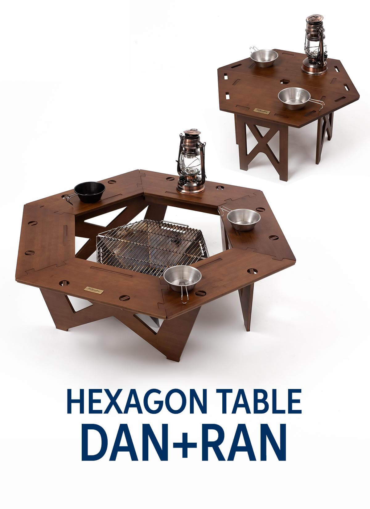 みんなの団欒を楽しくするヘキサゴン型テーブル「DAN/RAN」