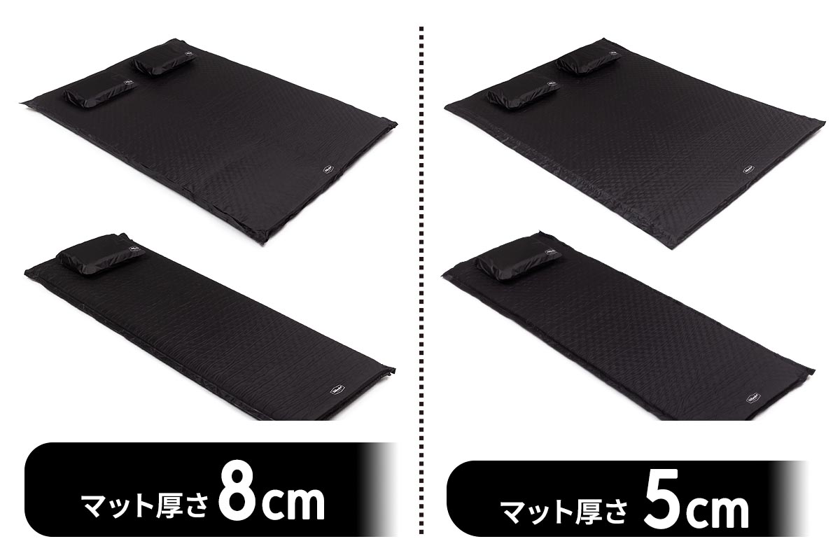 サイズは全部で4種類、カラーは2種類