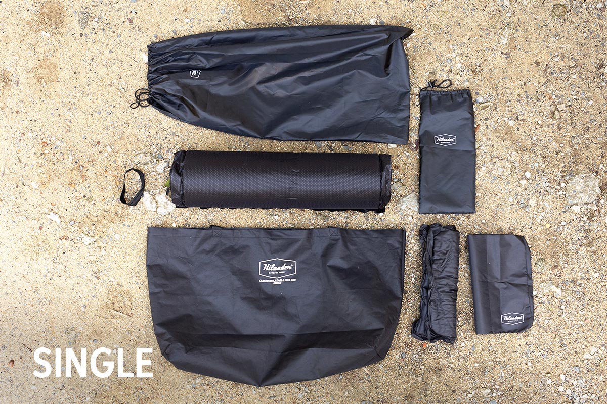 各商品のサイズ・セット内容