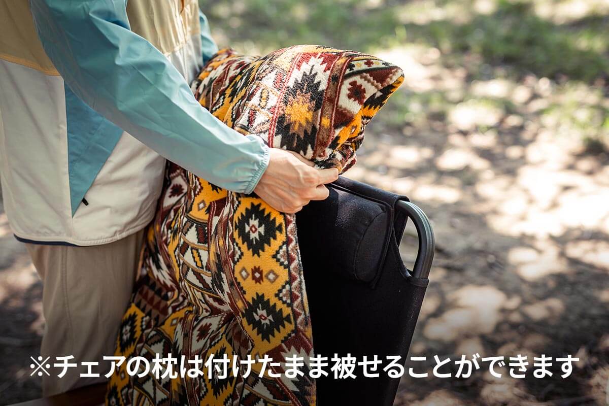 被せてドローコードで固定するだけの簡単装着