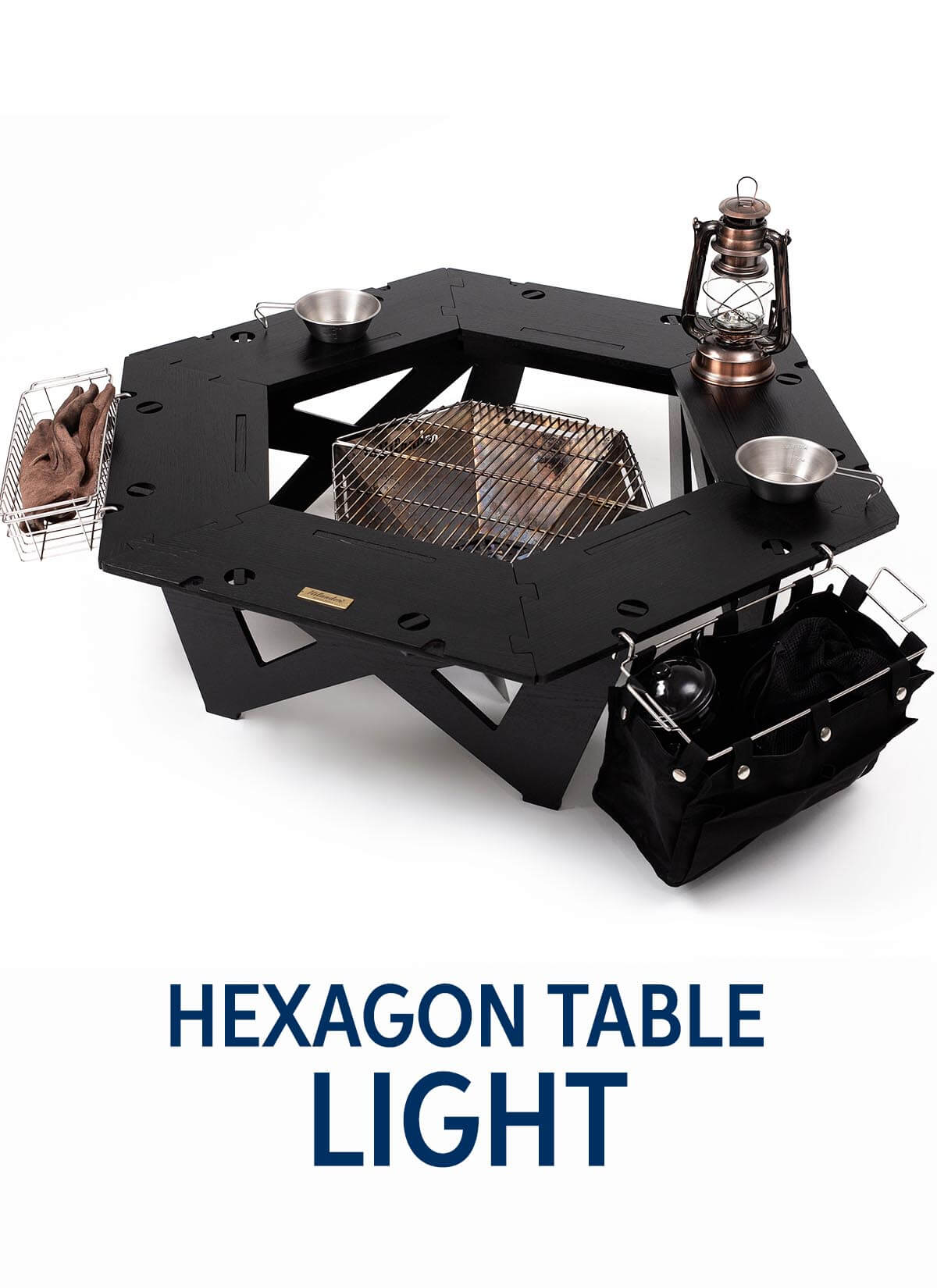 みんなの団欒を楽しくするヘキサゴン型テーブル「LIGHT」