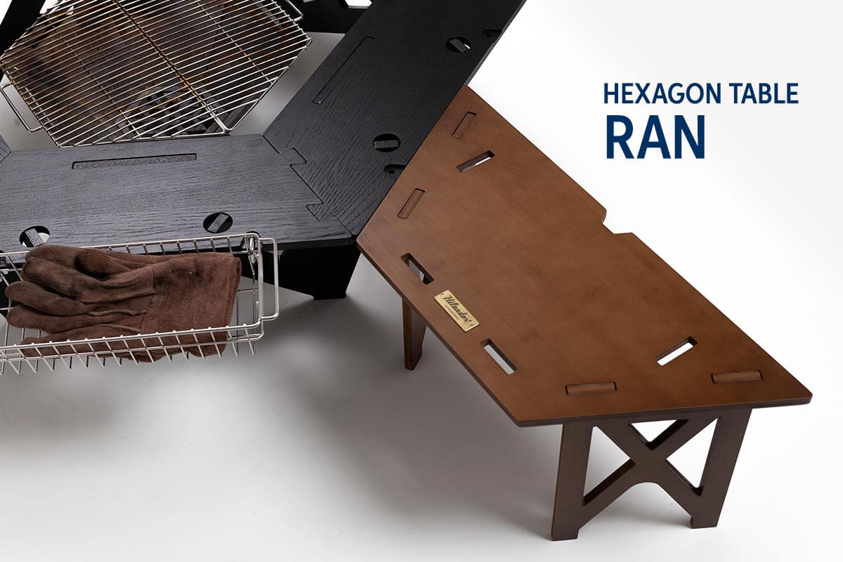 ヘキサゴンテーブルRAN（別売）とも接続可能