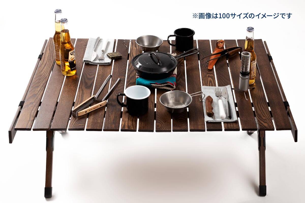 アウトドアを格上げする、大人のためのテーブル「SOLIDFEEL」