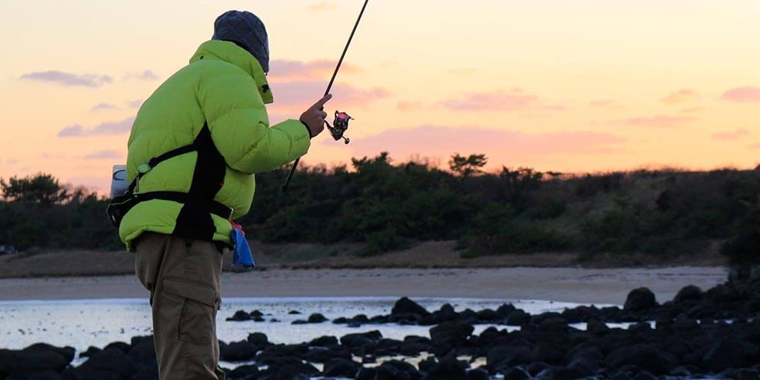 釣れやすい時間帯は、夜！