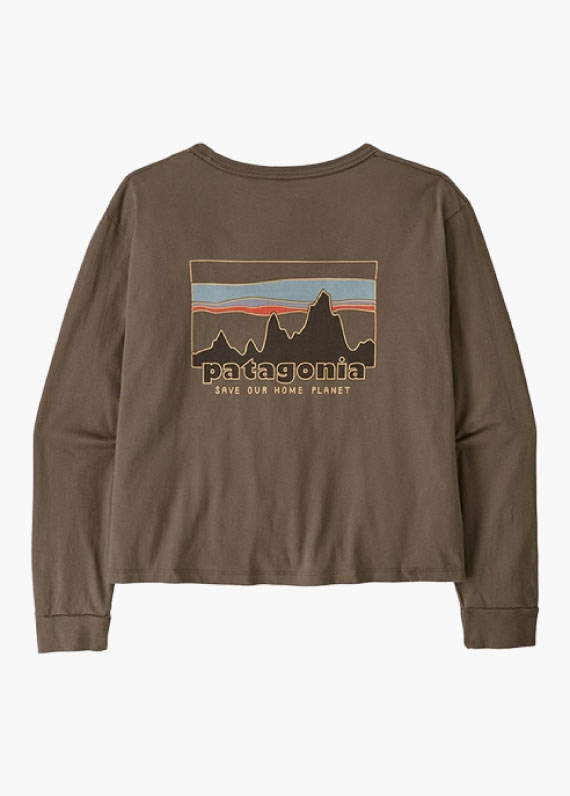 ウィメンズ ロングスリーブ ’73 スカイライン イージーカット オーガニック Tシャツ