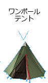 ワンポールテント