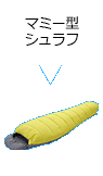 マミー型シュラフ
