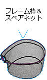 フレーム枠＆スペアネット